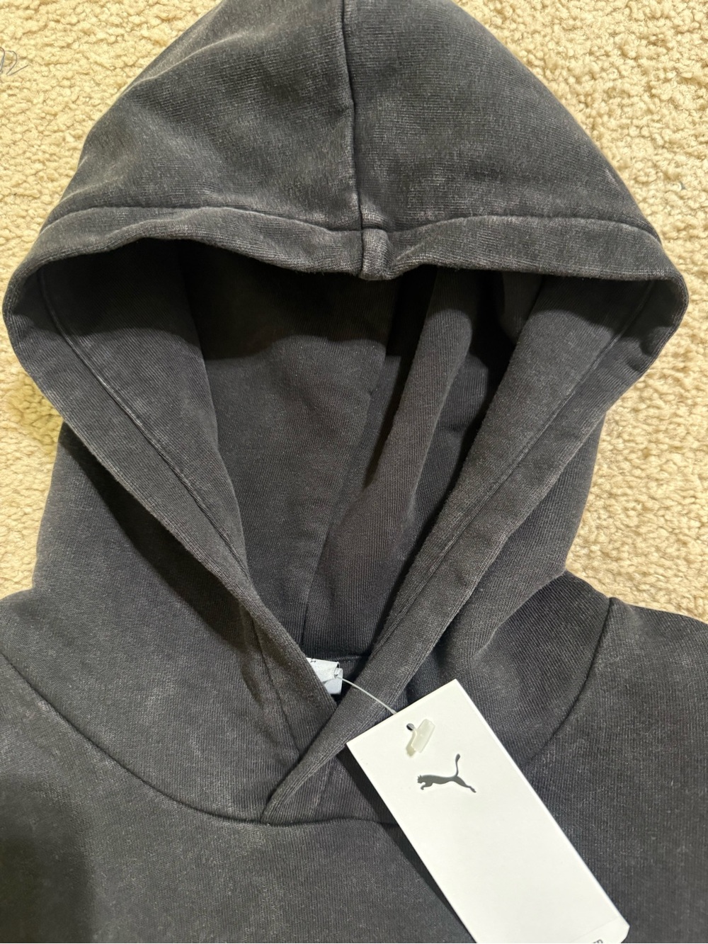 PUMA Class Pack Men's Washed Hoodie Pullover Black 684641 01 Medium New Sz M - Picture 5 of 10